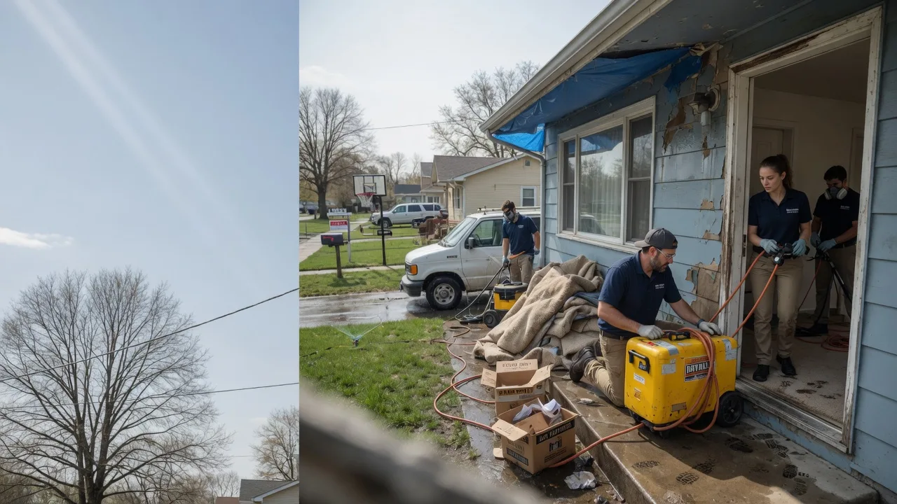 Basement Flood Cleanup in Pease, MN near me